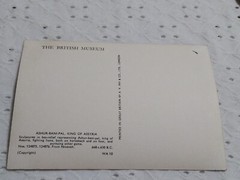 VTG RPPC REAL PICTURE ASHUR-BANI-PAL, KING OF ASSYRIA RARE MUSEUM ART POST CARD