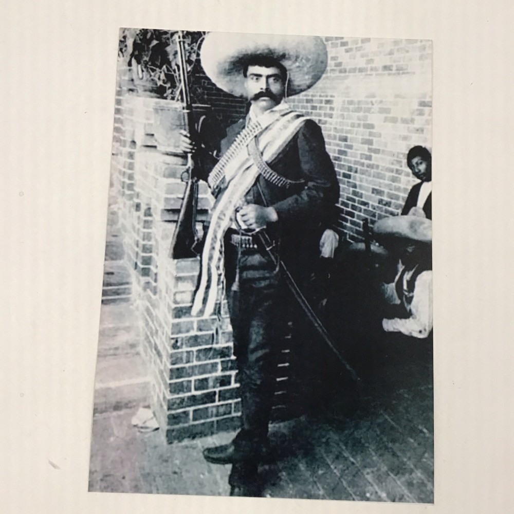 Emiliano Zapata Retro Replica Photo: 8.5” X 6”, Kodak Photo Paper, Mexico 2006