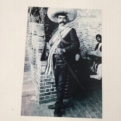 Emiliano Zapata Retro Replica Photo: 8.5” X 6”, Kodak Photo Paper, Mexico 2006