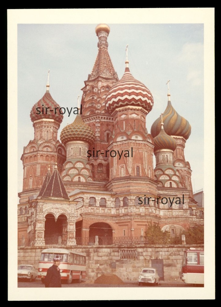 Moskau 1973 – Basilius-Kathedrale – UDSSR 1960er Russland – Foto 8x11cm