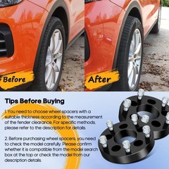 OCPTY 8×210 to 8×210 Wheel Spacers 2 inch 8 Lug 14×1.5 154mm hub bore Compati…