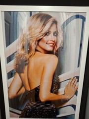 Olivia Newton John posing for Xanadu 26 / 36.5 Framed & ready to hang