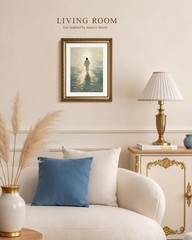 InSimSea 13×16 Gold Framed Christian Wall Art, Jesus Walking on Water Canvas …