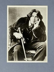 Oscar Wilde Art Print Card Photo By Napoleon Sarony 4.25”x6” Fotofolio
