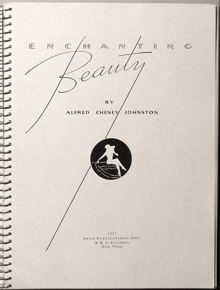 ALFRED CHENEY JOHNSTON, «ENCHANTING BEAUTY» Copy, Magnificent Figures in Nature