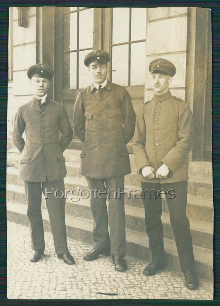Photo Potsdam Station Station Inspector Officials 1919 Railway Train Station Photo