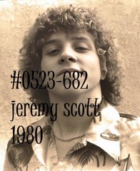 VINTAGE MALE PORTRAIT #0523-682 -JEREMY SCOTT, L.A. 1979 – free shipping /usa