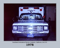 1978 Vtg Southland Ambulance, Anaheim California 8×10 Unframed Photo VFRPBT_0063