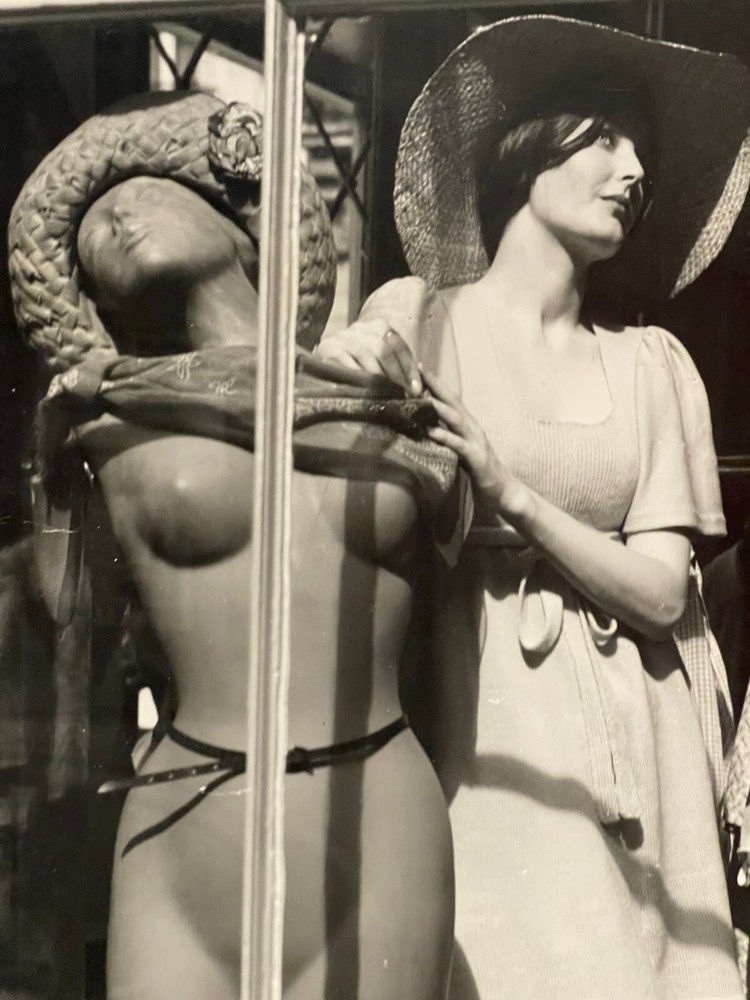 Unique Large 70s Curiosa Nude Film Photo Woman & Model