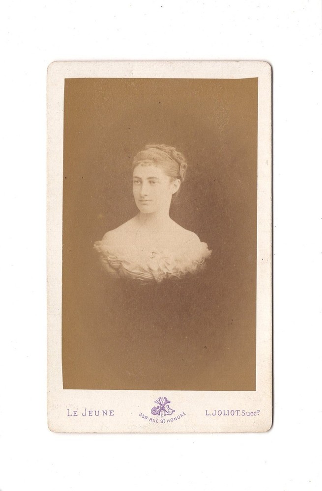 Le Jeune / L. Joliot CDV Photo Lady Portrait – Paris 1870s