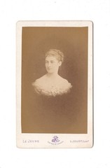 Le Jeune / L. Joliot CDV Photo Lady Portrait – Paris 1870s