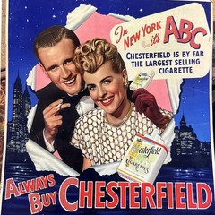 “ART PHOTOGRAPHY by Scott Mitchell” Signed “NYC ABC” CIGARETTE ADVERTISING “BUY”