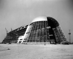 Construction of Hangar One at NAS Sunnyvale 8″x10″ Photograph Print 8×10
