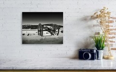 Cannon Winter Snow Photography Gettysburg Civil War Pennsylvania Art Print