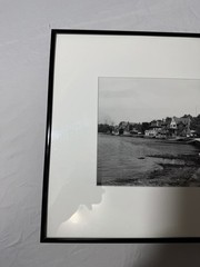 Boathouse Row 1947 Black & White Framed Photograph Schuylkill River Pennsylvania