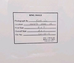King Wu Mat Framed Photography # Print – HACETA HEAD, OR 5×7 Print Matted 9×11