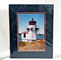 Squirrel Point Light Fine Art Lighthouse Photography 5”x7” Matted John A Kuhn ME