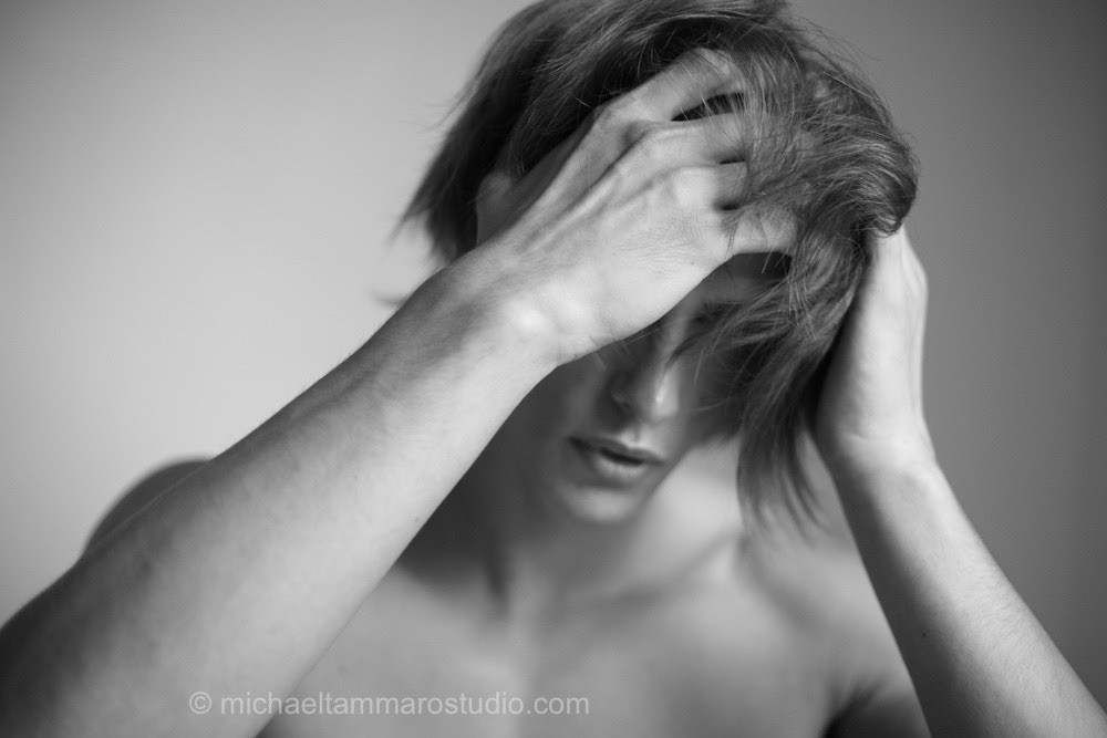 Michael Tammaro Studio Black and White Portrait Photograph / Figurative Art