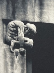 Jeff Zaruba Photography Signed Limited Photograph NYC New York Gargoyles Gnomes