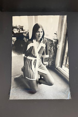 Large Original Silver Print Photo 1970 Vintage Asian Mannequin