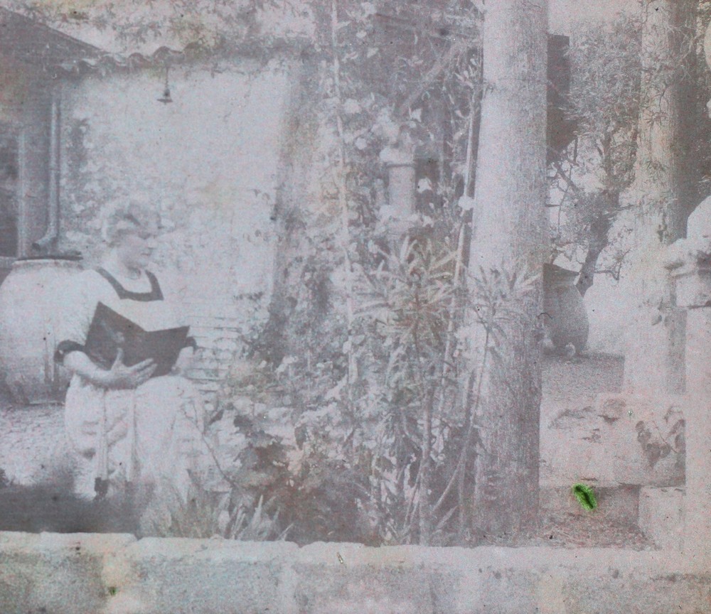 AUTOCHROME Original Colour Stereo Photo Circa 1920 Vintage Glass V35L26n6
