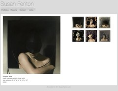 Susan Fenton , Original Art Piece Framed “Draped Arm” 2000 15“ X 14.5” ￼Gelatin