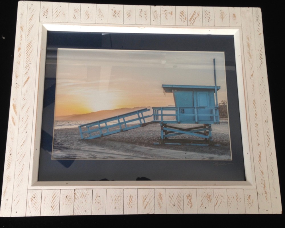 «SUNSET AT STATION 18» FRAMED AND SIGNED BY LOS ANGELES PHOTOGRAPHER ROB SMITH