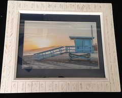 «SUNSET AT STATION 18» FRAMED AND SIGNED BY LOS ANGELES PHOTOGRAPHER ROB SMITH