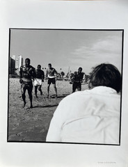 Boxers on the Beach B & W 14 x 11 Photograph-Circa 1990s-Mark Bugzester