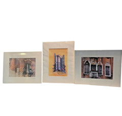 Paul Montecalvo 3 Italy Balcony Scenes Art Photo Prints Matted Signed