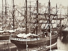 2 Album Photo Giacomo Brogi Circa 1870 Port Naples Napoli Italy 25x19cm (11+12)