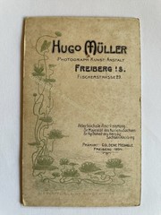 orig. CDV photo photograph man gentleman picture old fashion around 1890 Freiberg Hugo Müller