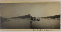 France Île Barbe Saône Lyon Photo Stereo St9T3n4 Vintage Argentique C1900