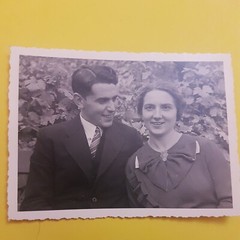 Photo Antique, Vintage, Young Happy Couple, Circa 1910