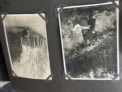 old photo album civilian with defects, civilian, /132