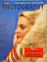 Popular Photography January 1949 Art L Willinger Vintage Cover Only Photo