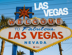 Postcard Las Vegas Travel Set of 2