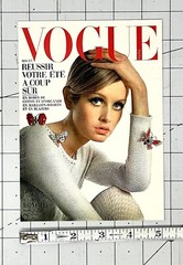 VOGUE Paris Twiggy Cover Photo Print Card 5×7 – Henry Clarke