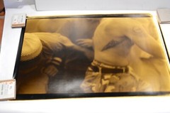 Janine Gordon Color Photograph Mural Mosh Pit Sepia Torso Total Control Of Chaos