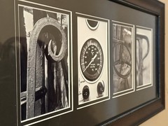 Professionally Framed Funny Bathroom Wall Art Photography