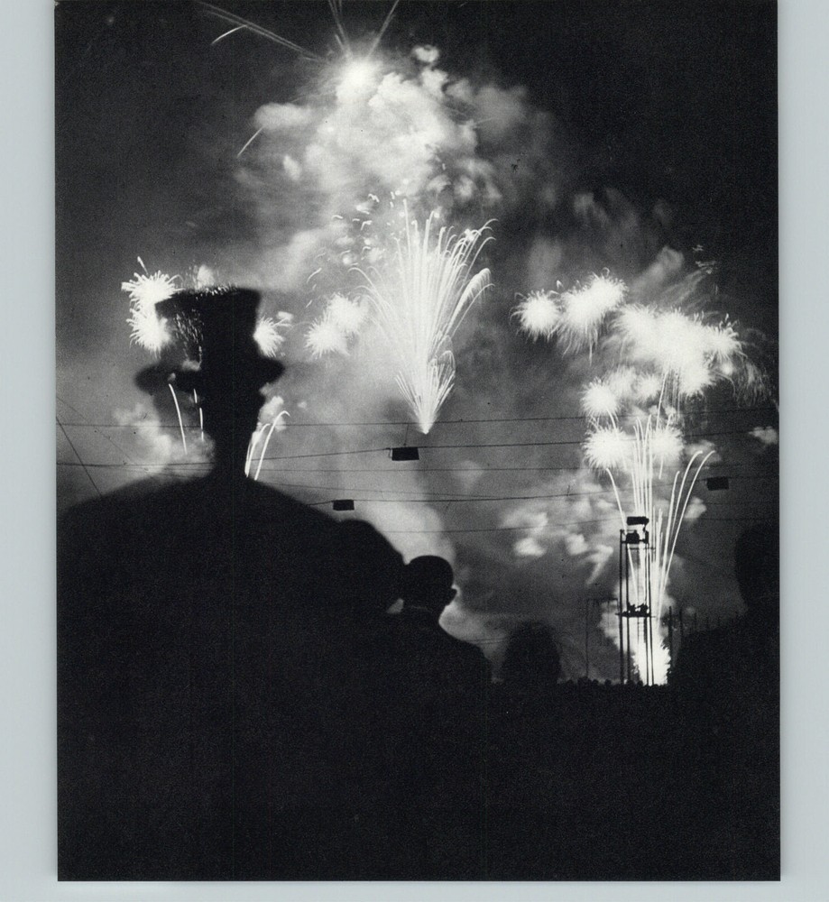 1936 1968 Brassai Nuit de Longchamps Fireworks Art Photo Photogravure 11×14