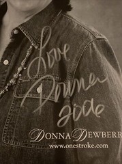 One Stroke Donna Dewberry Signed 8.5” X 11” Photograph Folk Art