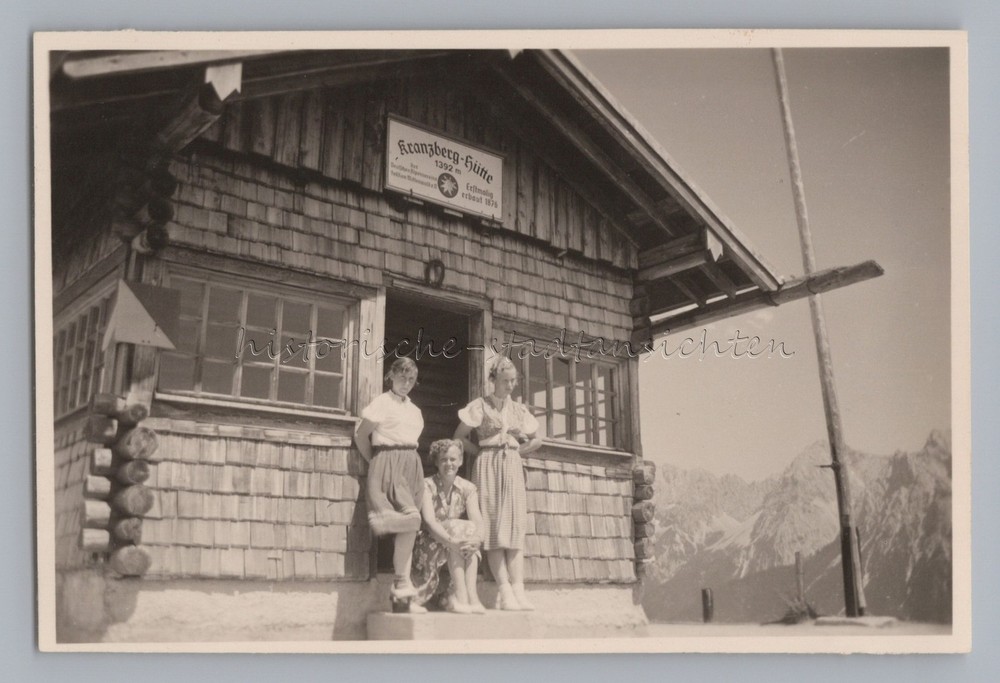 Mittenwald 1953 – Kranzberghütte – Old Photo 1950s