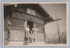 Mittenwald 1953 – Kranzberghütte – Old Photo 1950s