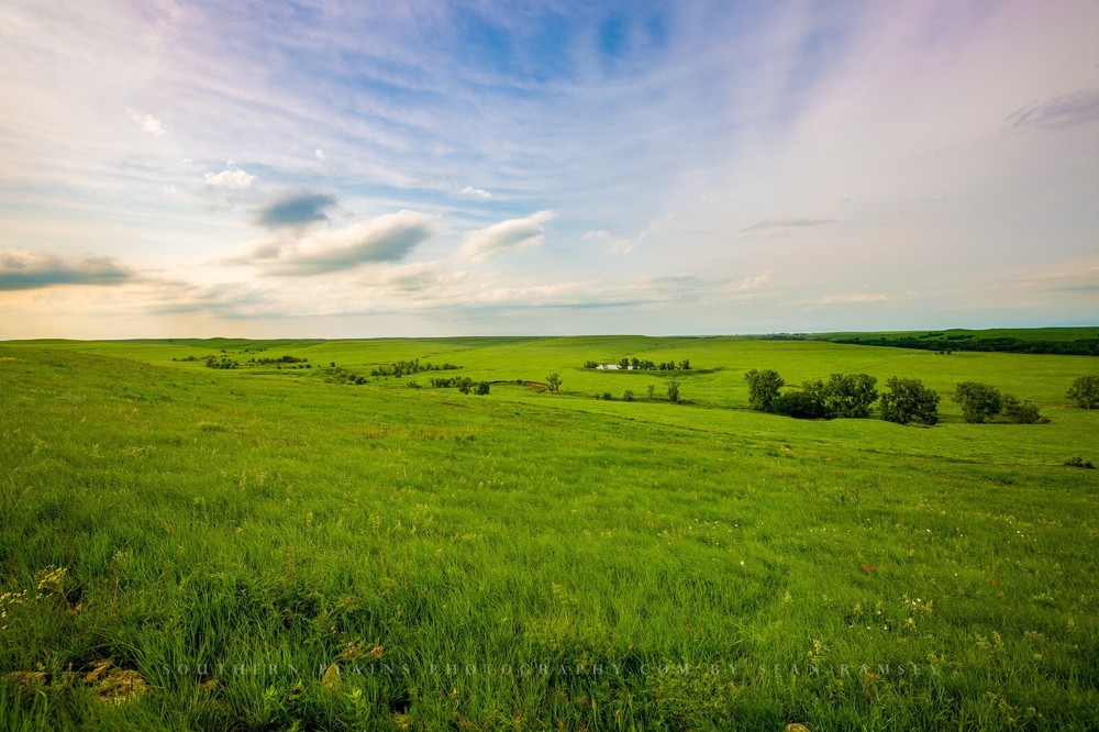 Plains Photography Print – Picture of Tallgrass Prairie in Kansas Flint Hills