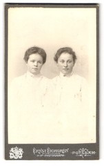 Photograph Ernst Eichgrün, Potsdam, Nauener Straße 27, two women in white class