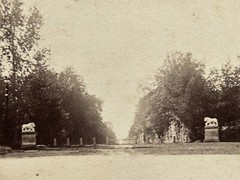 France Chantilly Route Of The Two Lions C1858 Photo Stereo Vintage Album