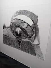 Black and white matted Original 9.5″ x 7.5″ art photo in 16″x12.25″ frame OOAK