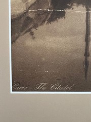 Lehnert and Landrock Antique Photo «The Citadel Cairo» w/ Matt
