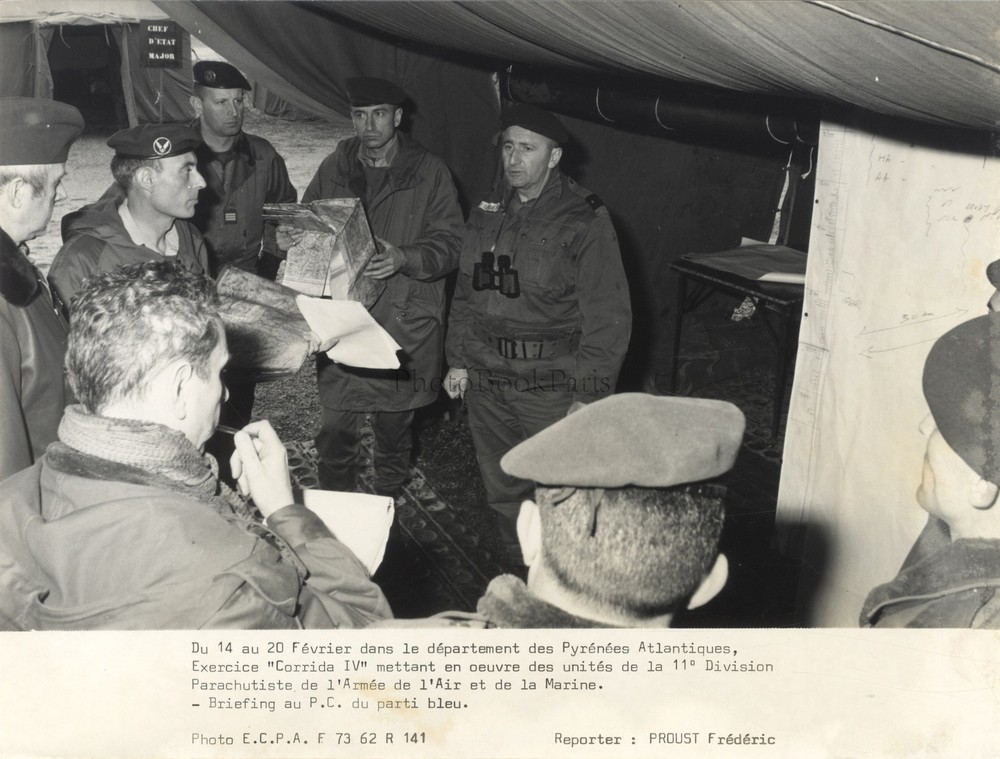 Military Exercises «Corrida IV» Paratrooper France Photography Analogue